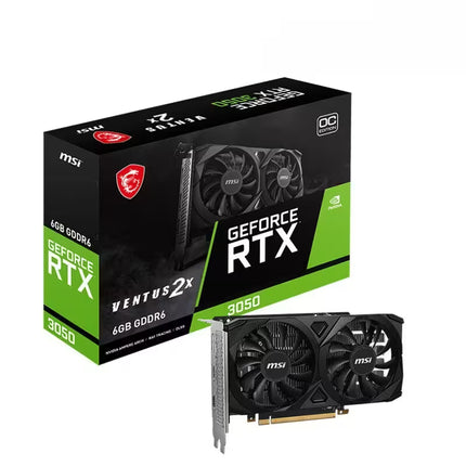 MSI VENTUS 2X GeForce RTX 3050 6GB GDDR6 With Box Graphics Card (NEW) 11 Month Warranty