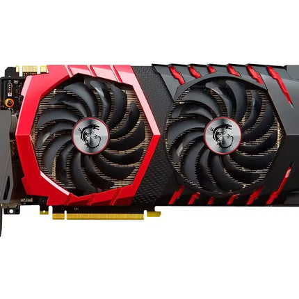 MSI Gaming X GeForce GTX 1070 8GB dual-fan graphics card, front product image