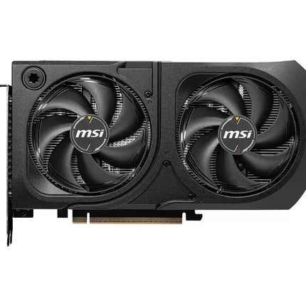 MSI graphics card with dual fans on a white background