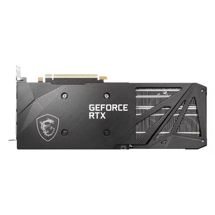 GeForce RTX graphics card on a white background