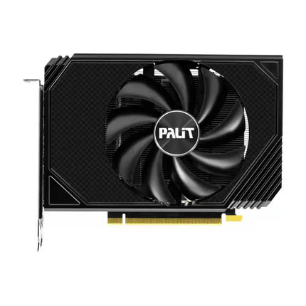 GPU with a fan and Palit logo on a white background