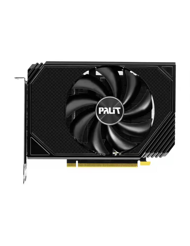 GPU with a fan and Palit logo on a white background