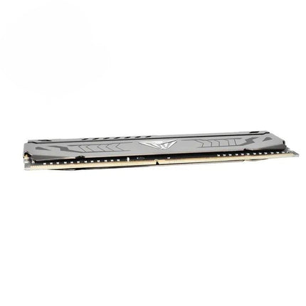 Computer memory module on a white background