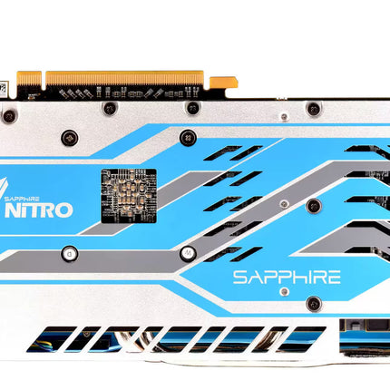 Sapphire graphics card with Nitro branding on a white background