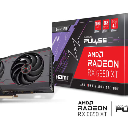 Sapphire Pulse AMD Radeon™ RX 6650 XT 8GB DDR6 With Box Graphics Card (USED: GRADE A) 3 Month Warranty