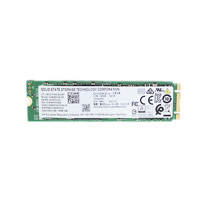 Solid-state drive (SSD) on a white background