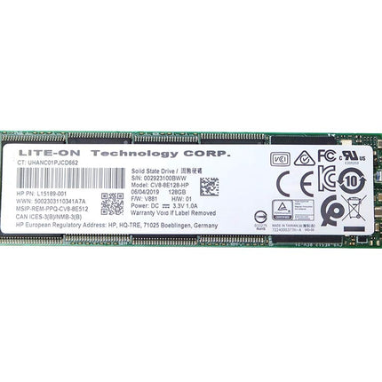 Solid-state drive with Lite-On branding on a white background