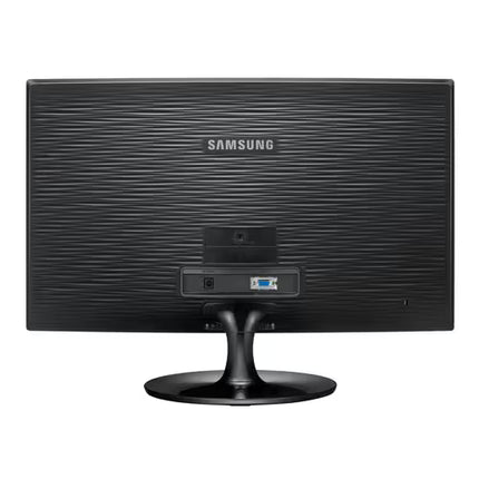 Black Samsung monitor on a white background