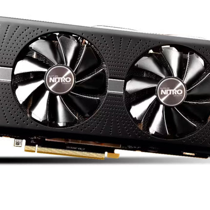 Sapphire Nitro graphics card on a white background