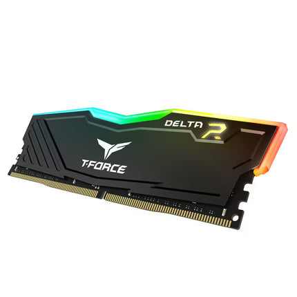 T-Force Delta RGB memory module on a white background