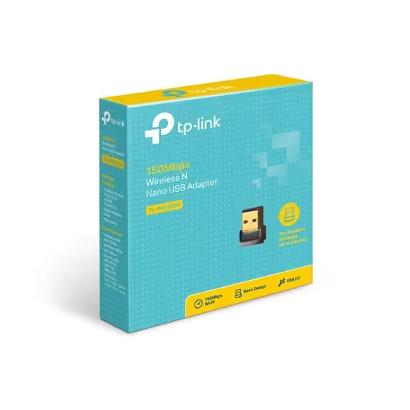 TP-Link USB adapter packaging on a white background