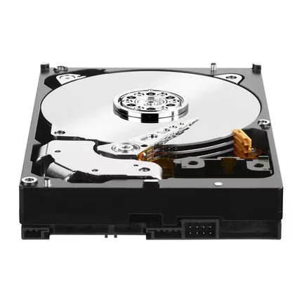 Hard disk drive on a white background