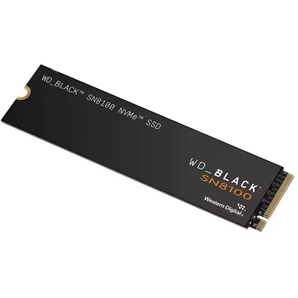 WD Black SN8100 NVMe SSD on a white background