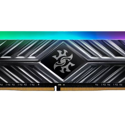 Gaming RAM module with RGB lighting on a white background