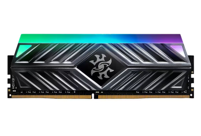 Gaming RAM module with RGB lighting on a white background