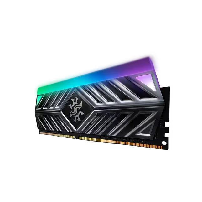 Gaming RAM with RGB lighting on a white background