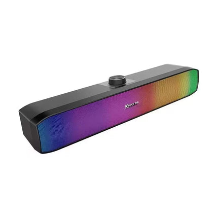Colorful LED light bar with Xtar logo on a white background