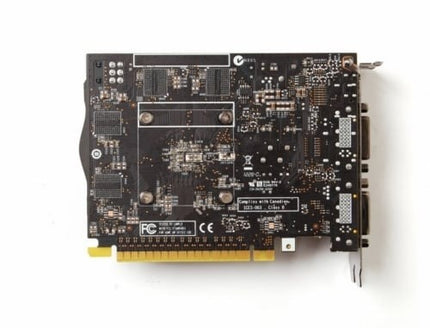Computer motherboard on a white background