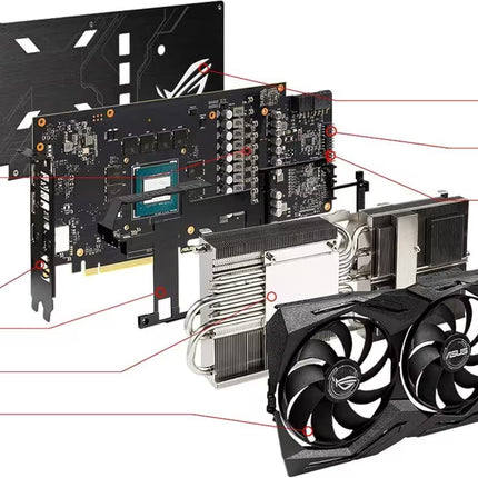 ASUS ROG Strix GeForce RTX 2060 SUPER 8GB GDDR6 Without Box Graphics Card (USED: GRADE A) 3 Month Warranty