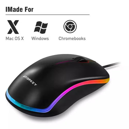 JITOPKEY M120 Mouse – Optical Sensor 1000 DPI (Black) (NEW) 1 Month Warranty