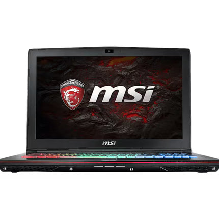 MSI laptop with visible brand logo on a white background