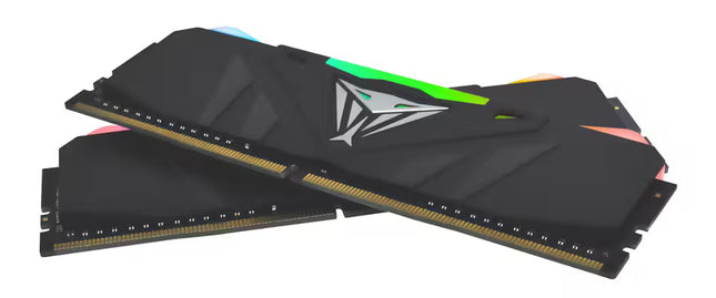Gaming RAM sticks with RGB lighting on a white background