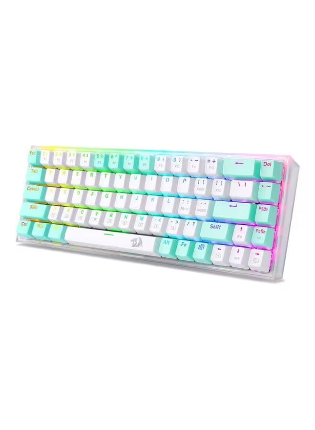 Redragon K631 CASTOR Wired RGB Gaming Mechanical Keyboard, Hot-Swappable W/Hot-Swap Free-Mod Pcb Socket & Translucent Board (NEW) 11 Month Warranty