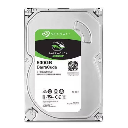 Seagate BarraCuda 500GB 3.5 Inch Internal HDD (USED: GRADE A)