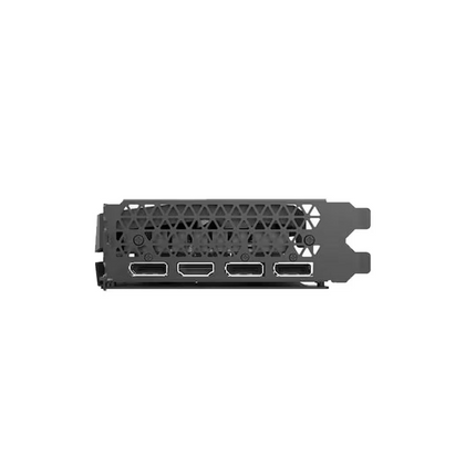 Computer graphics card on a white background