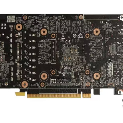 Computer graphics card on a white background